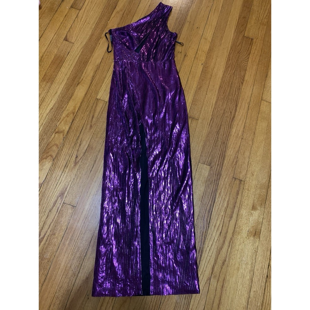 Michael Costello x REVOLVE Gene Gown in‎ Electric Purple Size Small Glamorous